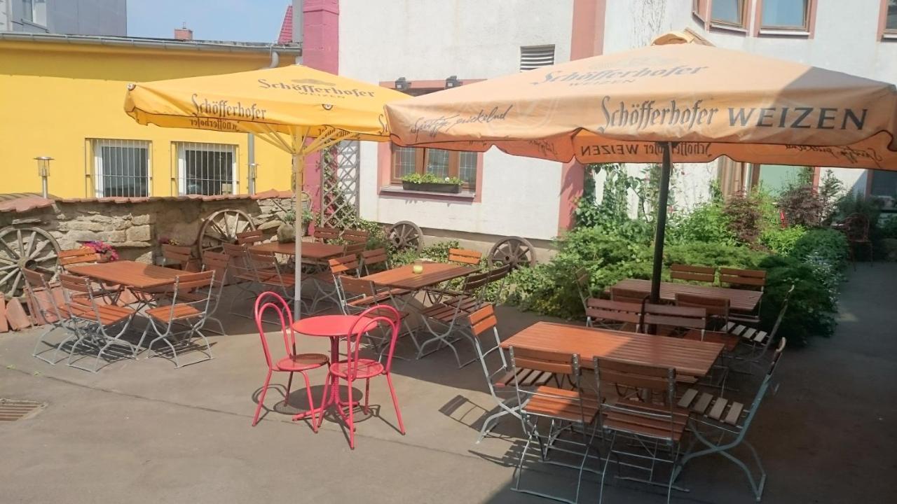 Hoteldeutscheshaus Leinefelde Bagian luar foto